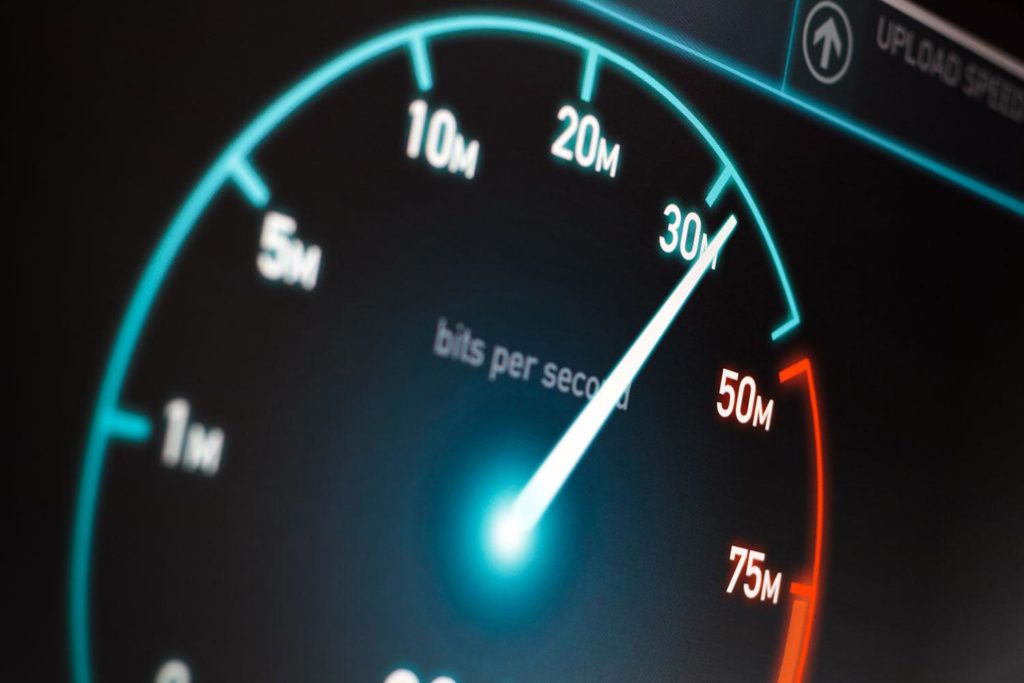 velocidade internet
